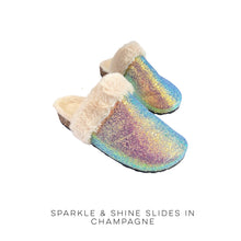 Load image into Gallery viewer, Sparkle &amp; Shine Slides in Champagne