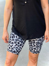 Load image into Gallery viewer, A Fierce Style Snow Leopard Bike Shorts