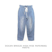 Load image into Gallery viewer, Ocean Breeze High Rise Paperbag Pants