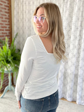 Load image into Gallery viewer, All Squared Away Top in Ivory