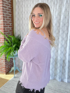 Fields of Lavender Sweater