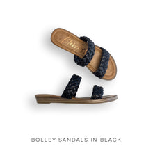 Load image into Gallery viewer, Bolley Sandals in Black