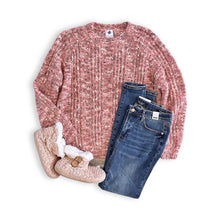 Load image into Gallery viewer, Way to Be Knit Sweater in Mauve