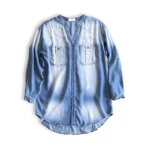 Get Carried Away Chambray Top