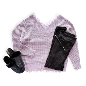 Fields of Lavender Sweater