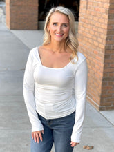 Load image into Gallery viewer, All Squared Away Top in Ivory
