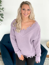 Load image into Gallery viewer, Fields of Lavender Sweater