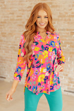 Load image into Gallery viewer, Lizzy Top in Hot Pink Floral