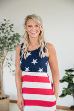 Load image into Gallery viewer, Stars and Stripes Dress