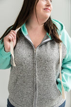 Load image into Gallery viewer, How It&#39;s Mint to Be Zip Hoodie