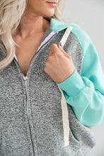 Load image into Gallery viewer, How It&#39;s Mint to Be Zip Hoodie