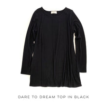 Load image into Gallery viewer, Dare to Dream Top in Black