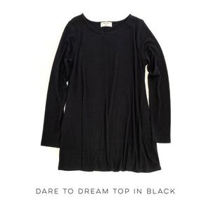 Dare to Dream Top in Black