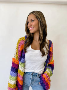 PREORDER- CHARLOTTE RAINBOW CARDIGAN