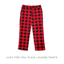 Load image into Gallery viewer, Just For You Plaid Lounge Pants
